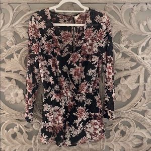 Free People flowered romper
